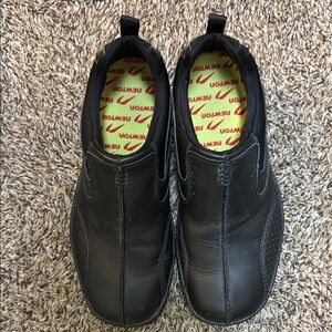 Skechers Black Loafers Comfortable Slip-Ons